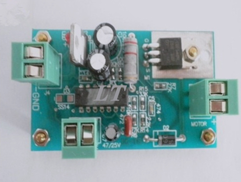 DC motor, DC motor speed control board